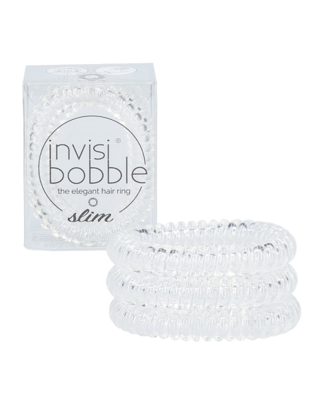 Invisibobble Slim Crystal Clear Gumki do włosów 3 szt