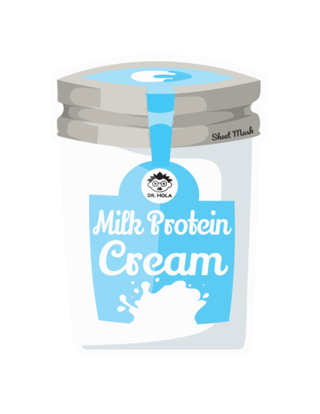 DR. MOLA Maska w Płachcie Milk Protein Cream