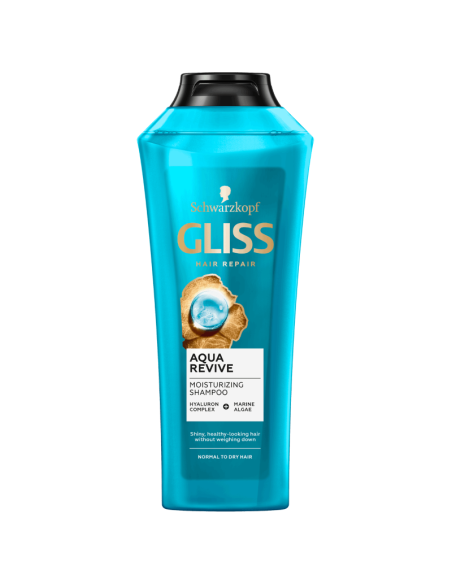 GLISS Szampon Do Włosów Nawilżający Aqua Revive 400ml