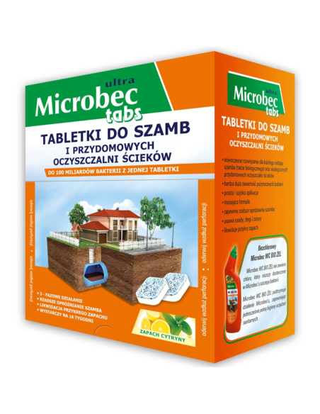 BROS Microbec Tabletki do szamb 16x20g