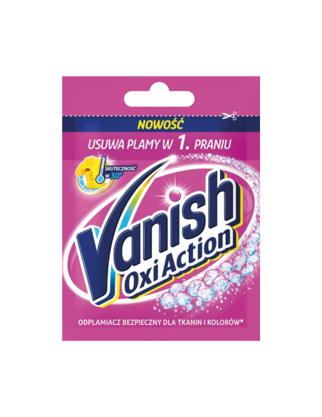VANISH Oxi Action Odplamiacz do tkanin w proszku 30g
