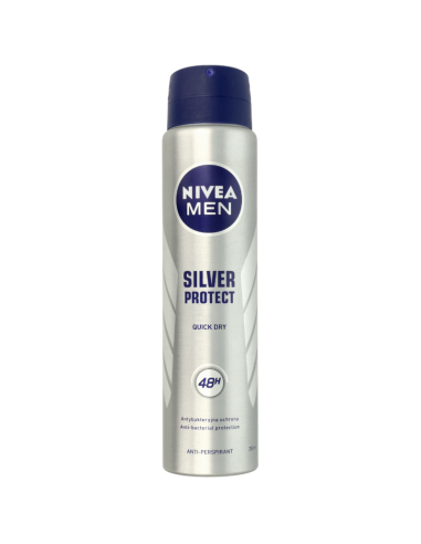 NIVEA Męski Dezodorant Silver Protect Spray 150ml