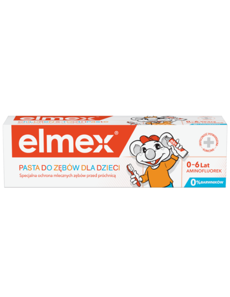 ELMEX Pasta Do Zębów Dla Dzieci 0-6 Lat 50ml