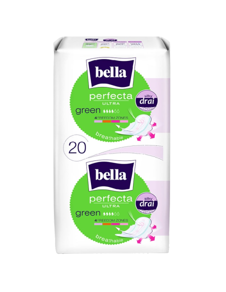 BELLA Podpaski Perfecta Ultra Green 20szt